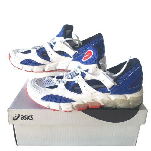 Size 7.5 - Asics Womens Gel Tarther 180 Blue White Marathon Running Shoes - White