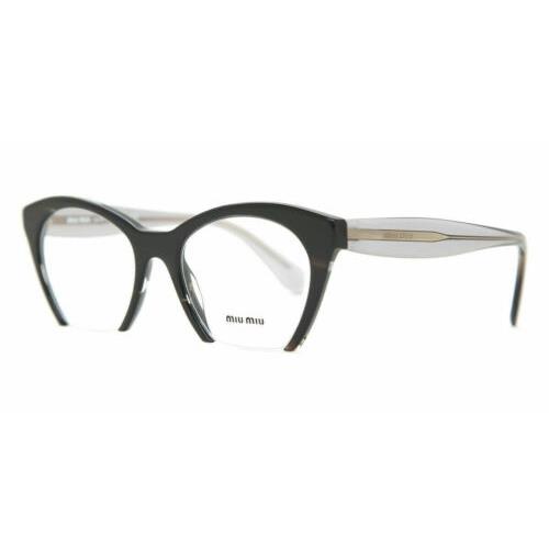 Miu Miu Eyeglasses MU03QV H5X1O1 49 Black / Transaprent Optical Frame