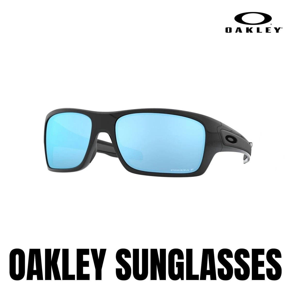 Oakley OO9263-14 Turbine Polished Black-prizm Deep Water Polarized Sunglasses - Frame: POLISHED BLACK, Lens: