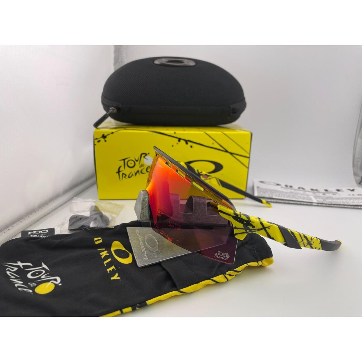 Oakley Encoder Strike Tour France Tdf Splatter Prizm Road Sunglasses OO9235-07