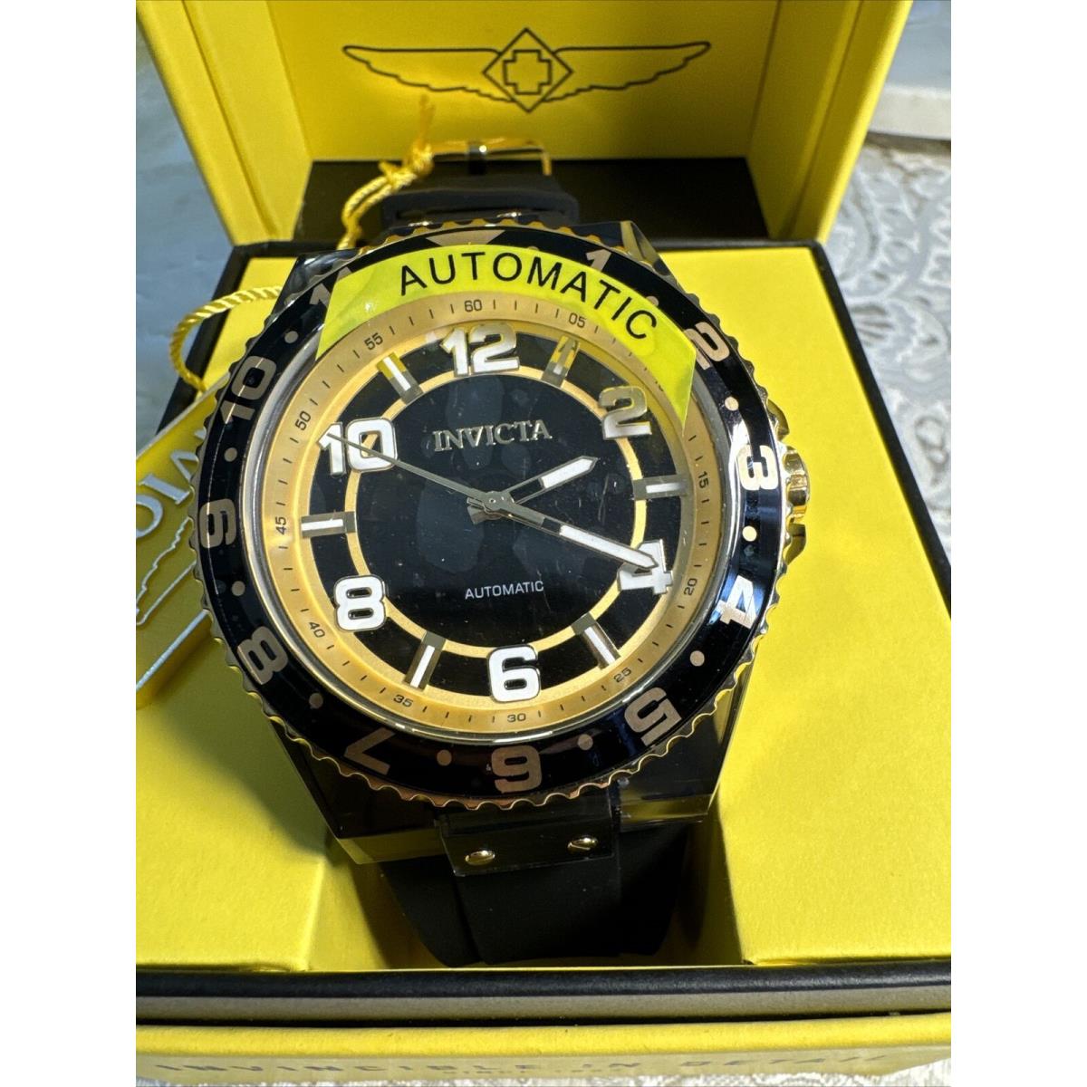 Invicta Speedway Automatic Men`s Watch - 48mm Black 44385 3 Days