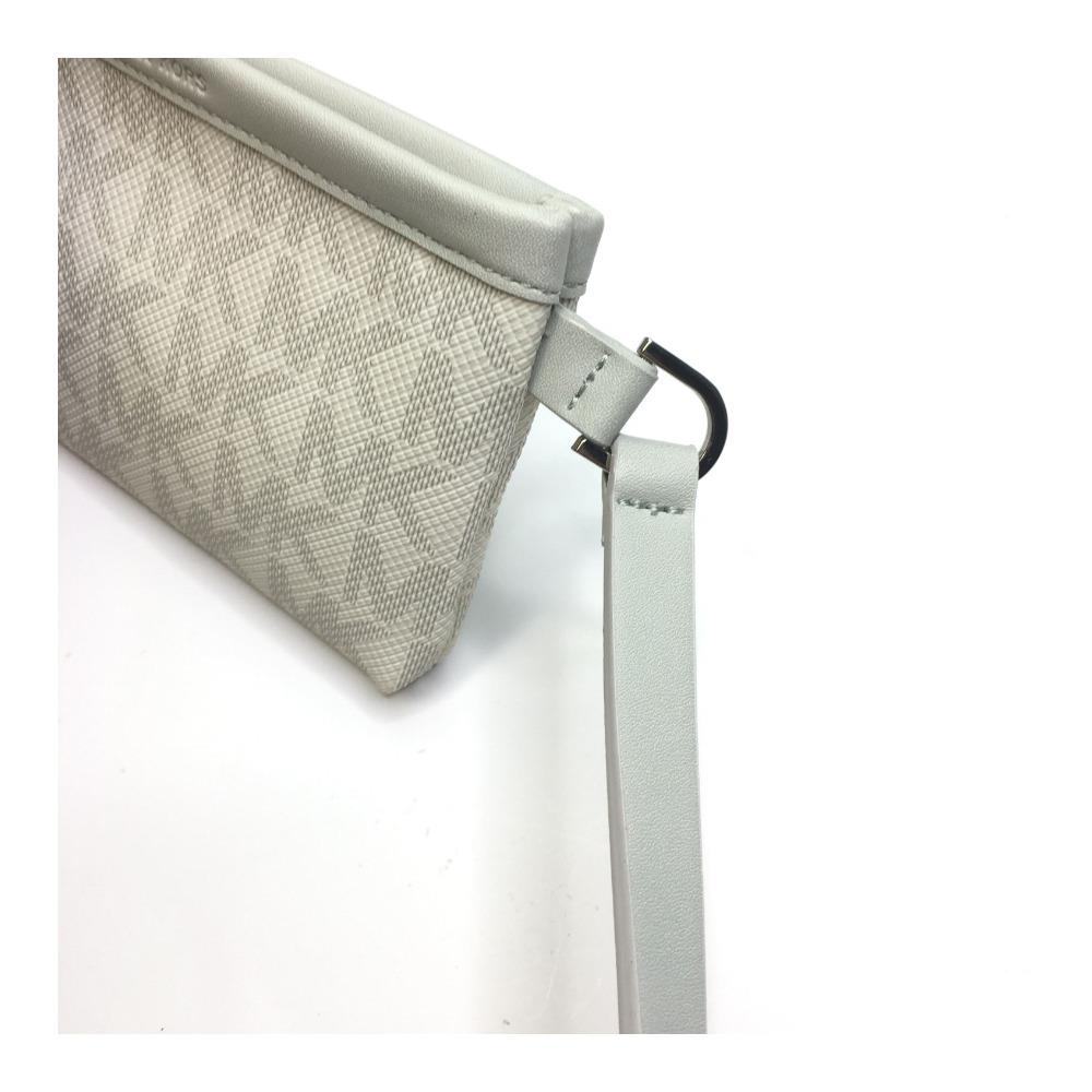 Michael Kors Fanny Pack Belt MK Logo Bag Gray Medium