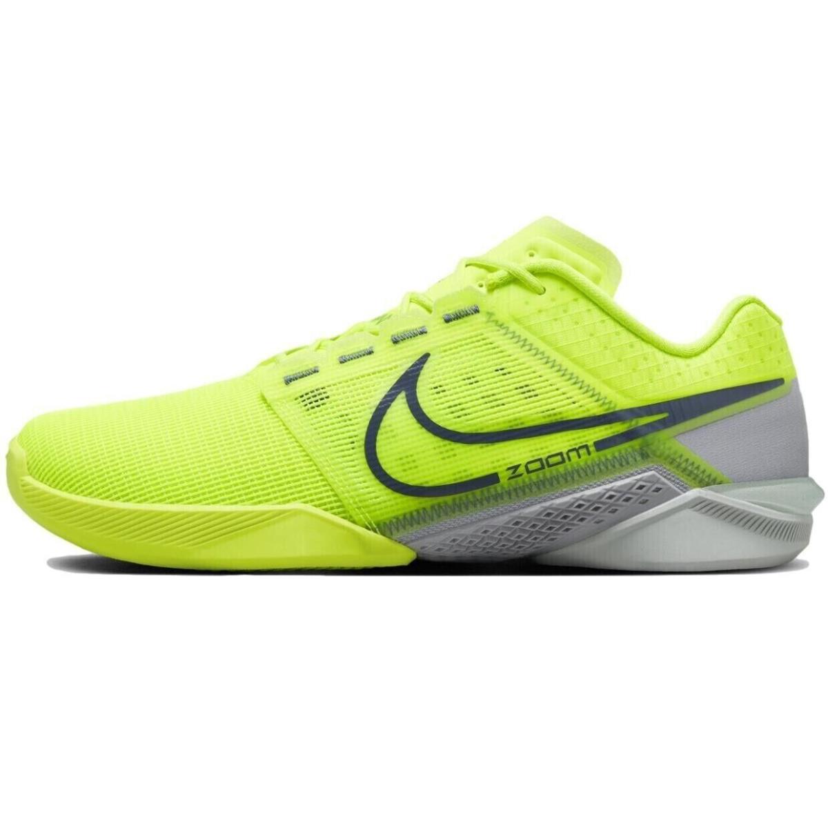 Nike Men`s Zoom Metcon Turbo 2 `volt Diffused Blue` Shoes DH3392-700- Size - 12 - Green