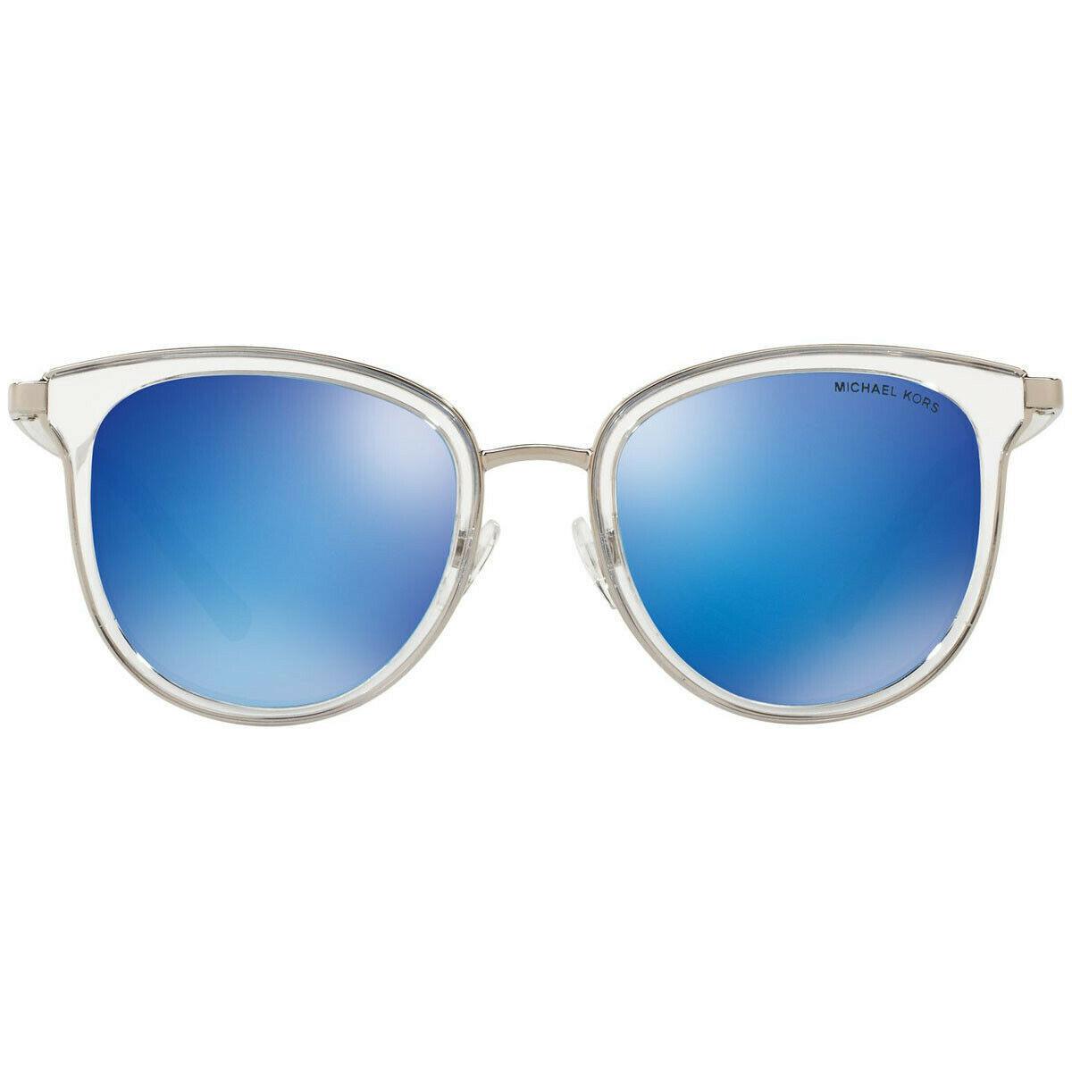 Michael Kors Sunglasses MK1010 110525 Adianna I Clear Silve r/ Blue 54-20-135