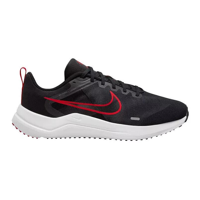 Nike Downshifter 12 Men`s Road Running Shoes Black White Smoke Gray 8.5 m
