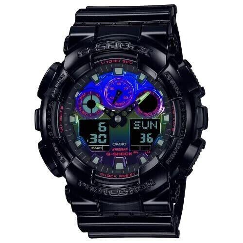 Casio G-shock GA-100RGB-1A Men`s Watch