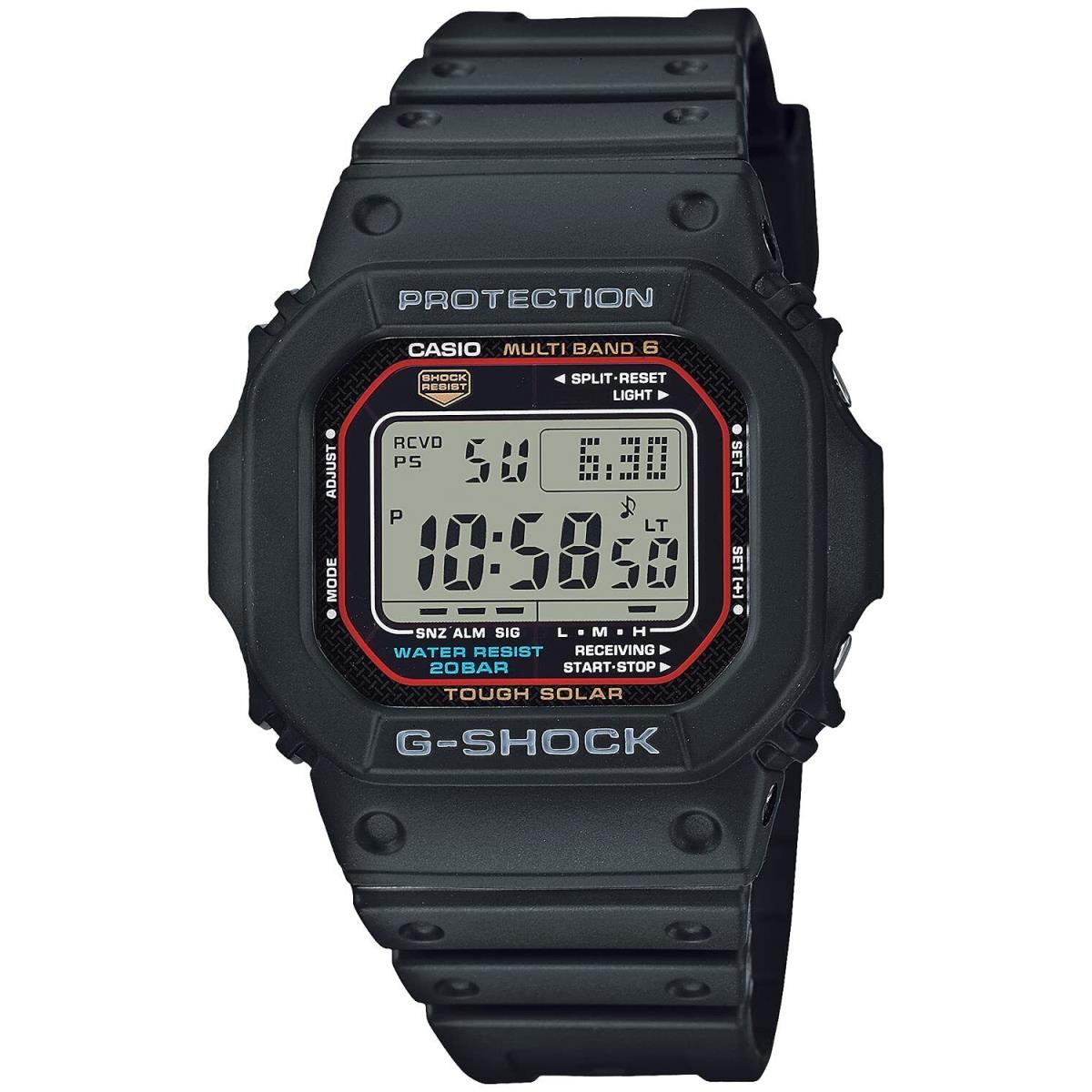 Casio G-shock GW-M5610U-1 20 Atm Water Resistant Solar Radio Wave GW-M5610