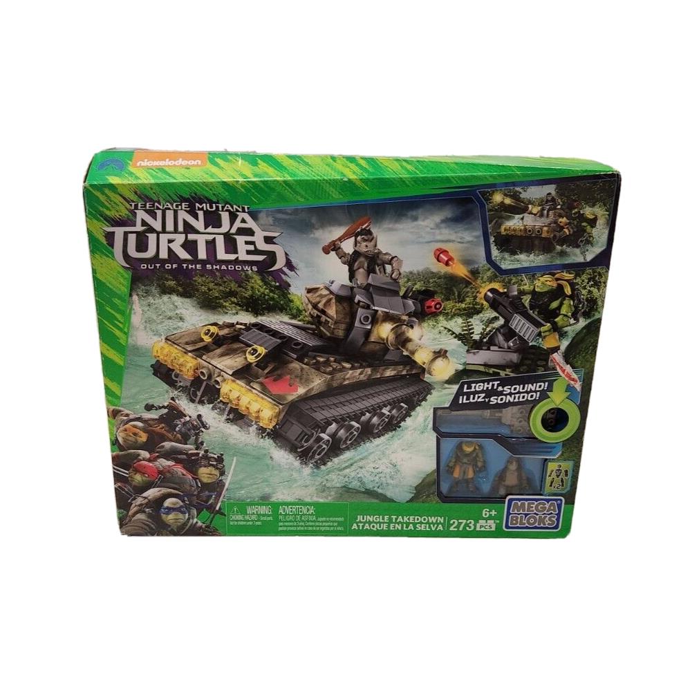 Mega Bloks Teenage Mutant Ninja Turtles Jungle Takedown Tmnt Rare