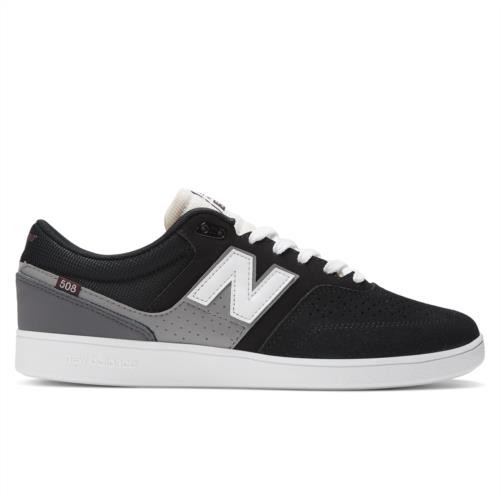 New Balance Numeric Men`s Brandon Westgate 508 Black Grey Shoes - Black