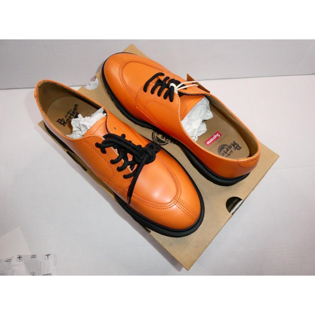 Deadstock Supreme 2046 Doc Martens Orange Shoes Size 9M Rare