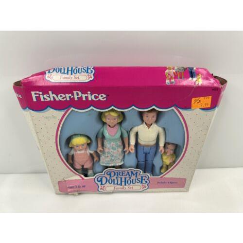 Vintage 1994 Fisher-price Dream Doll House Family Set 4655 Htf