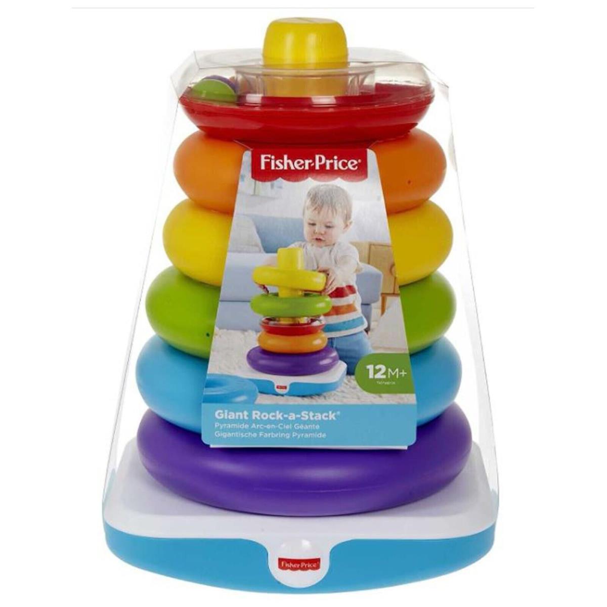Fisher Price Giant Rock-a-stack Baby Activity Toy IN Stock