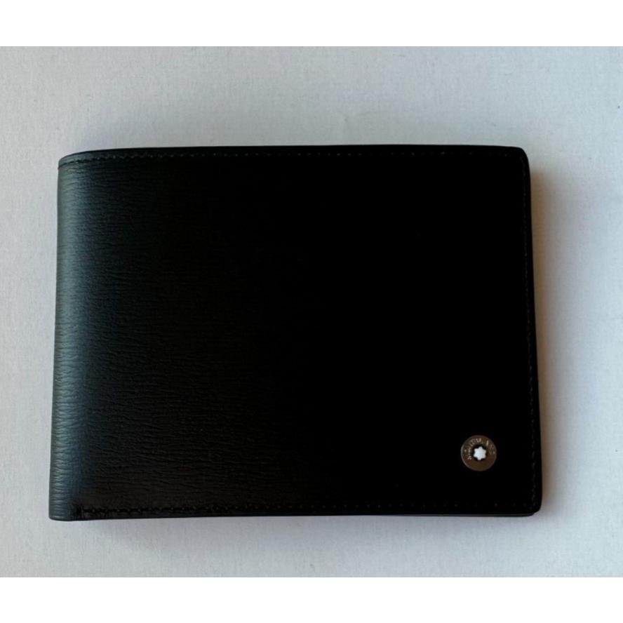 Montblanc 4810 Westside Black Leather Bifold Wallet 6cc 38036