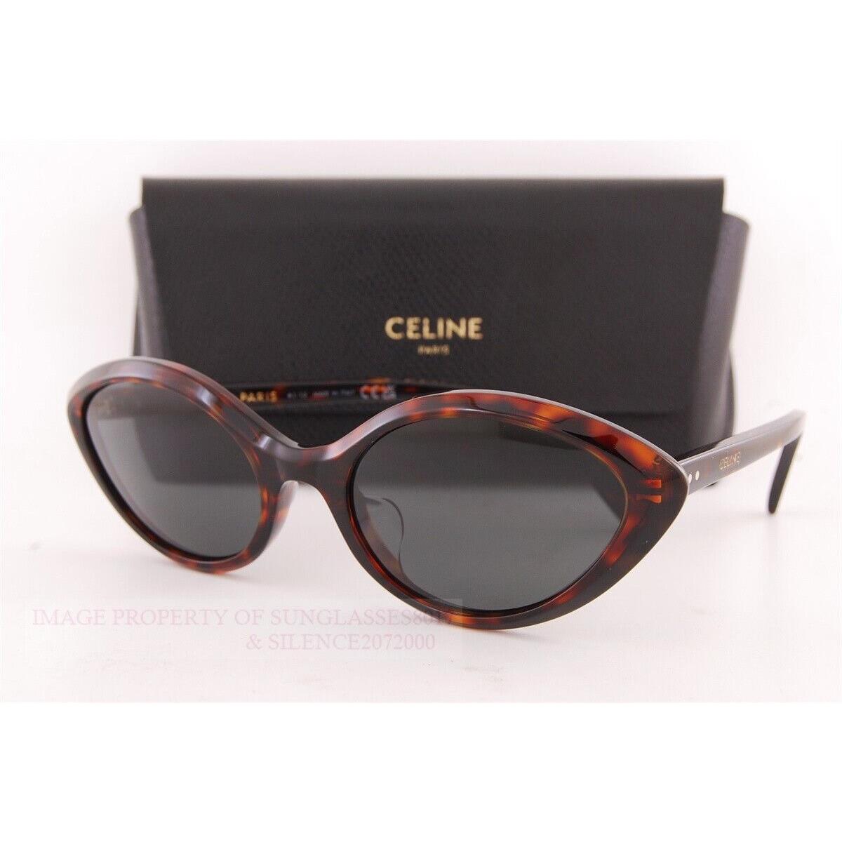Celine Sunglasses CL 40264U 52A Tortoise/dark Gray For Women
