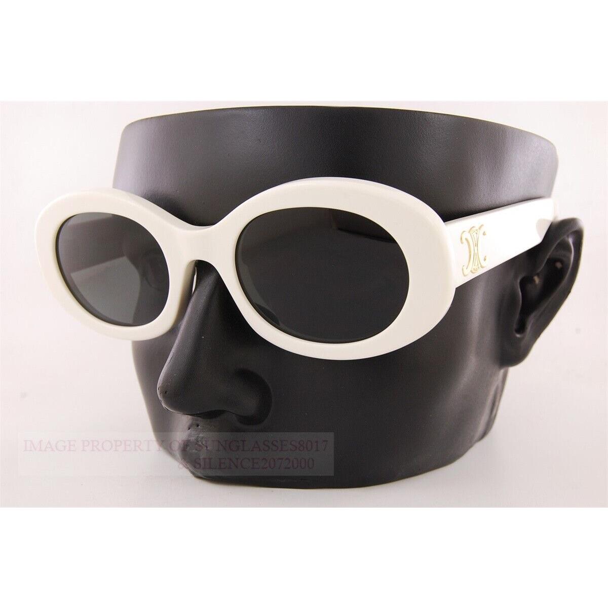 Celine Sunglasses CL 40194U 25A White/dark Gray For Men Women