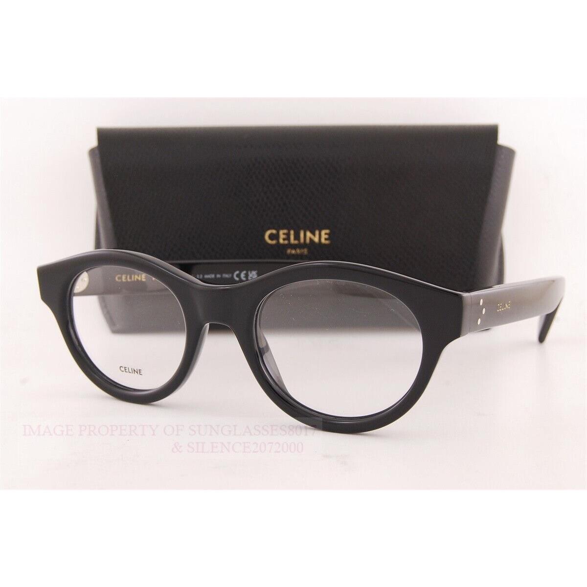 Celine Eyeglass Frames CL 50138I 001 Black For Men Women Size 49mm