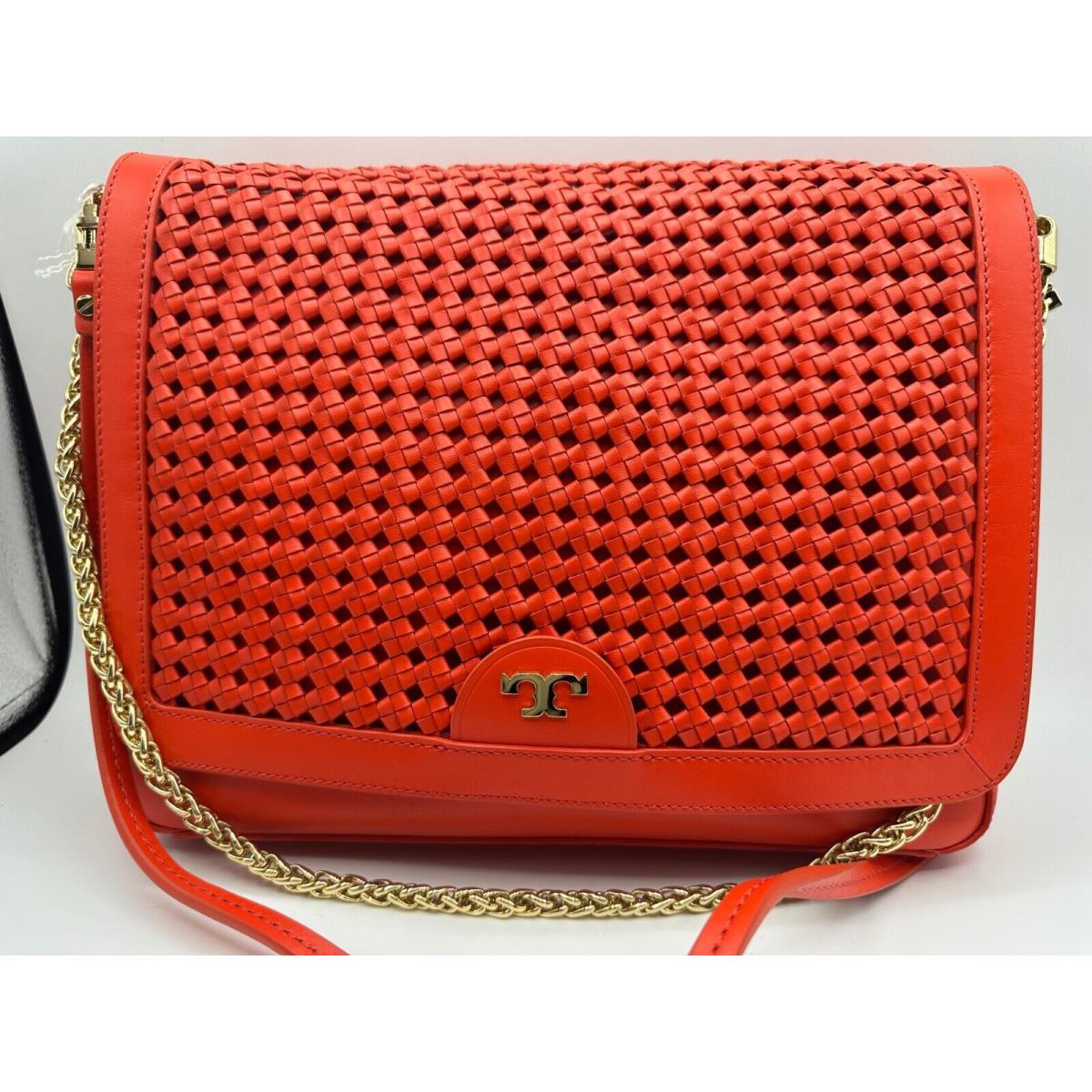 Tory Burch Erica Shoulder Bag Red Shoulder Handbag