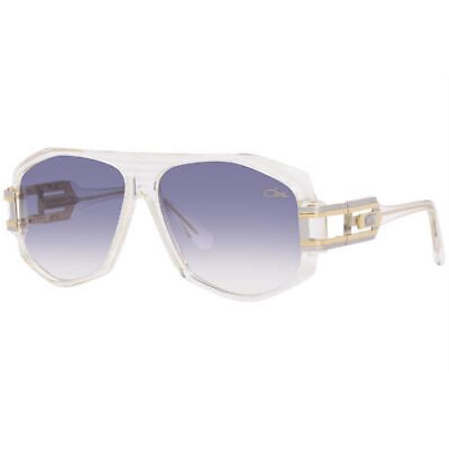 Cazal Legends 163 065SG Sunglasses Men`s Crystal/gold/grey Gradient Pilot 59mm
