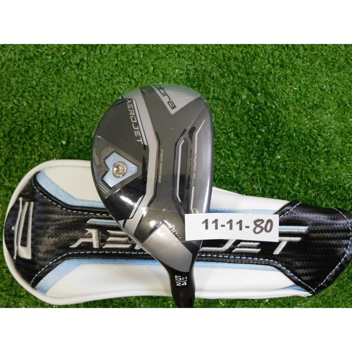 Cobra Aerojet 24 Womens 5 Hybrid Kbs Pgi 55 Ladies Graphite with Headcover