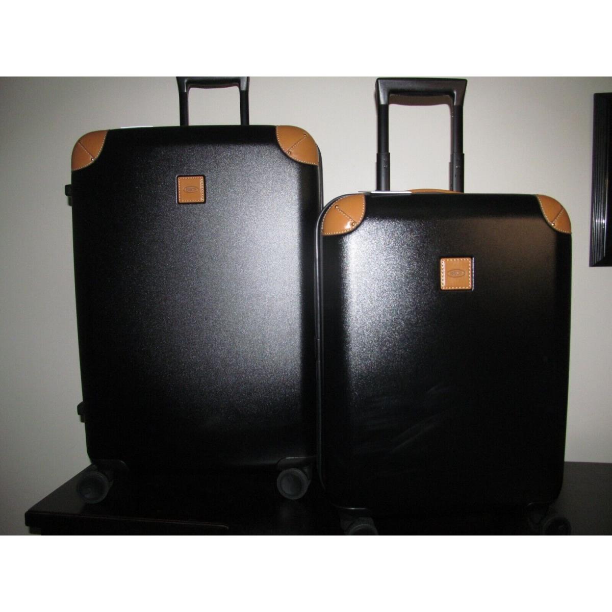 Bric`s Bric`s Italian Luggage Set-amalfi Black Extended Trip Carry On Check In-nwt