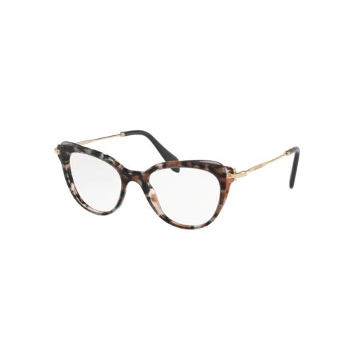 Miu Miu Eyeglasses Frames MU01QV 1111O1 50 Grey Havana / Cocoa / Transparent