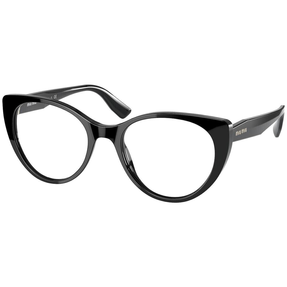 Miu Miu MU06TV 1AB1O1 Black 50/18/140 Women Eyeglasses Optical Frame
