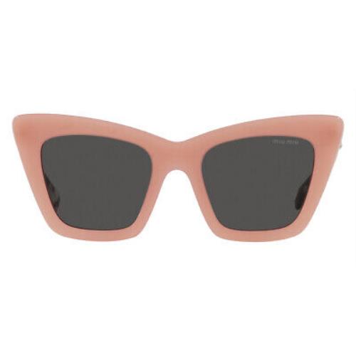 Miu Miu 0MU 01WS Sunglasses Women Pink Cat Eye 50mm