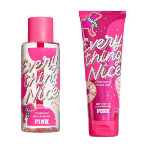 Victoria`s Secret Pink Everything Nice Scented Mist and Lotion