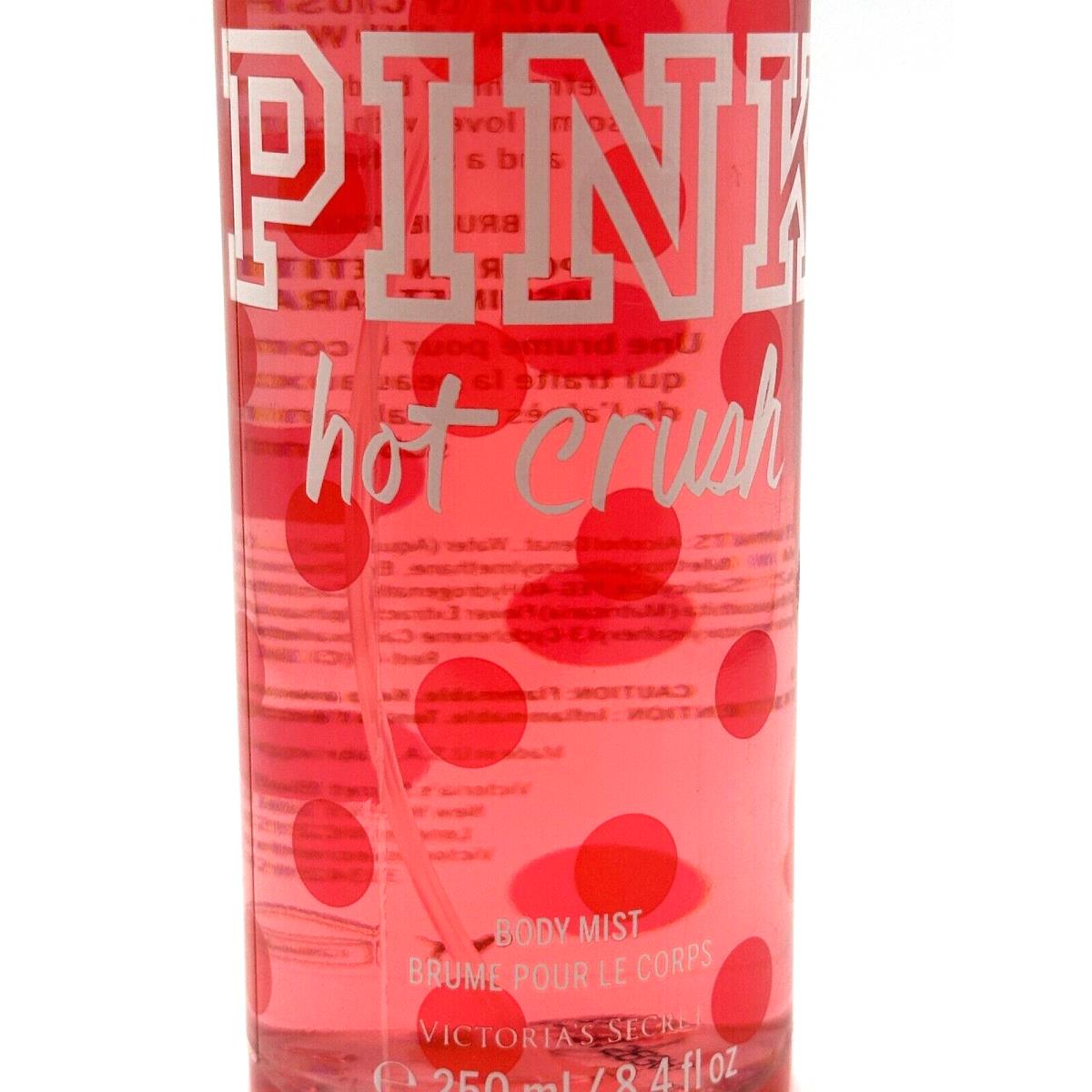 Victoria s Secret Pink Hot Crush Fragrance Mist Body Spray 250 ML