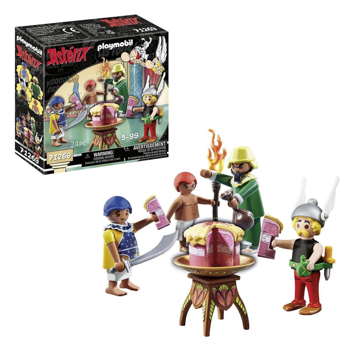 Playmobil 71269 Asterix: Artifis` Poisoned Cake Cleopatra`s Taster and Artifis