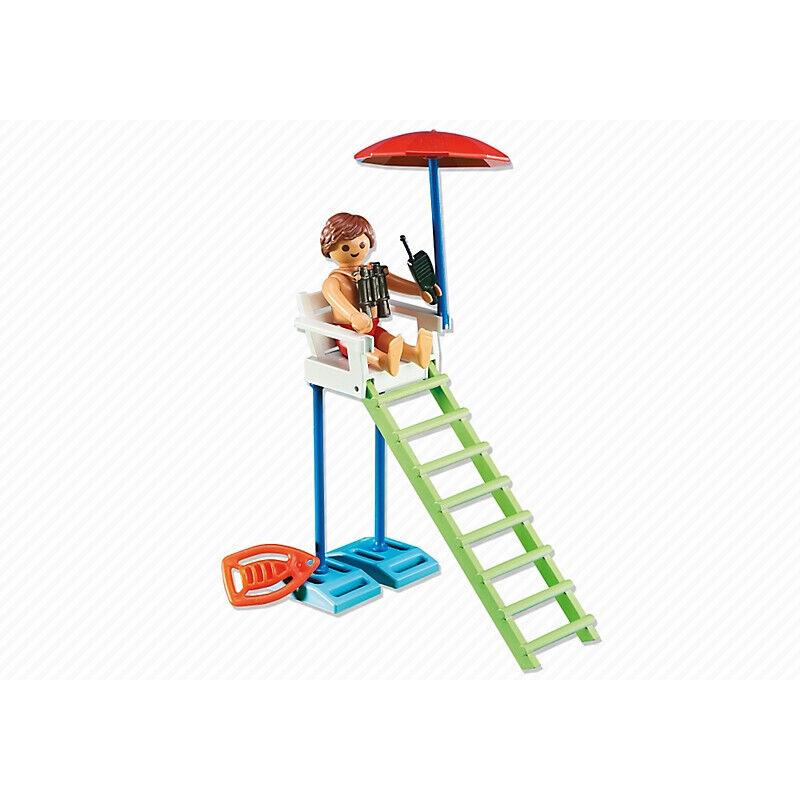 Playmobil 6449 Lifeguard On Duty Stand Ladder Beach Add ON
