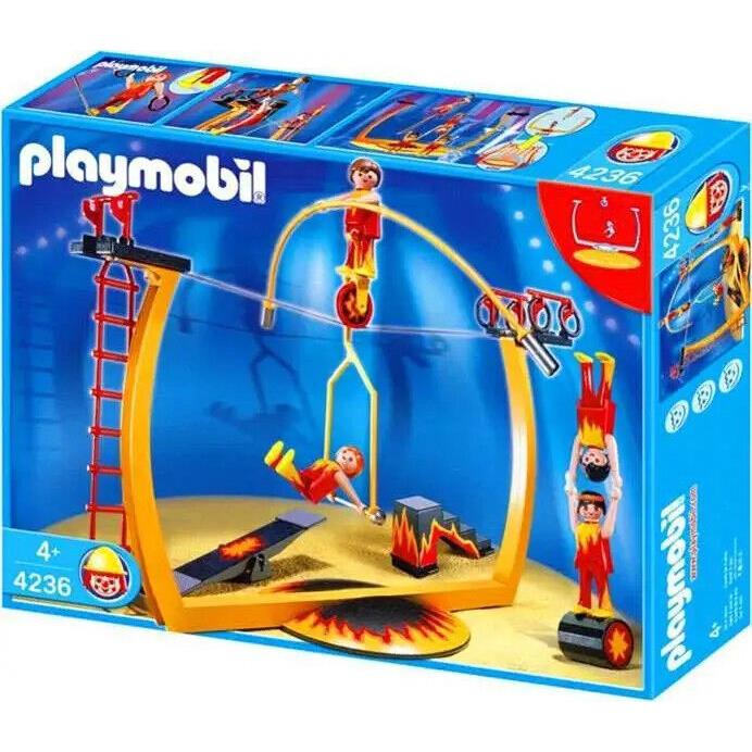 Playmobil 4236 Circus Tightrope Artists Set Acrobats Stunts Figures