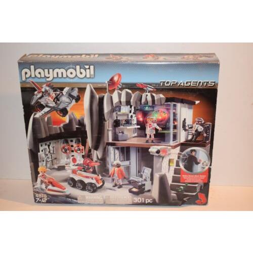 Playmobil 4875 Top Agents Secret Agent Headquarters with Alarm System DWT4