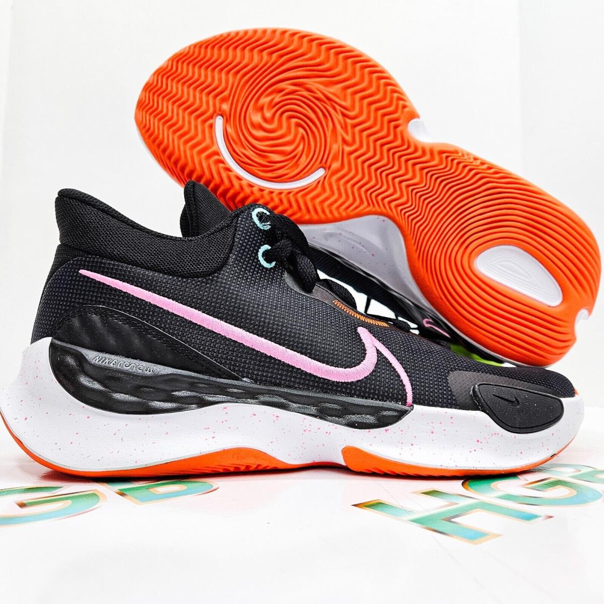 Nike Men`s Renew Elevate Iii Black Pink Basketball Shoes DD9304-007