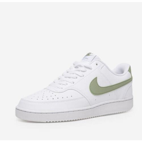 Men Nike Court Vision Low NN Sneakers Shoes White/oil Green/med Olive FD0781-100