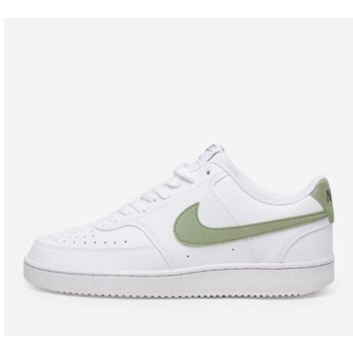 Nike shoes Court Vision Low - White/Oil Green/Medium Olive 1