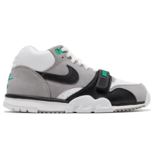 Nike Men`s Air Trainer 1 Basketball Shoes - White/Black/Medium Grey