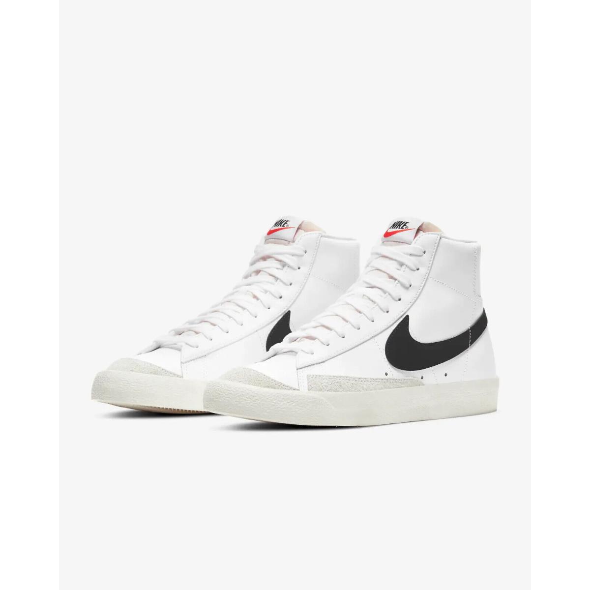 Nike Blazer Mid `77 Vintage BQ6806-100 Men`s White/black Sneakers Shoes CLK898