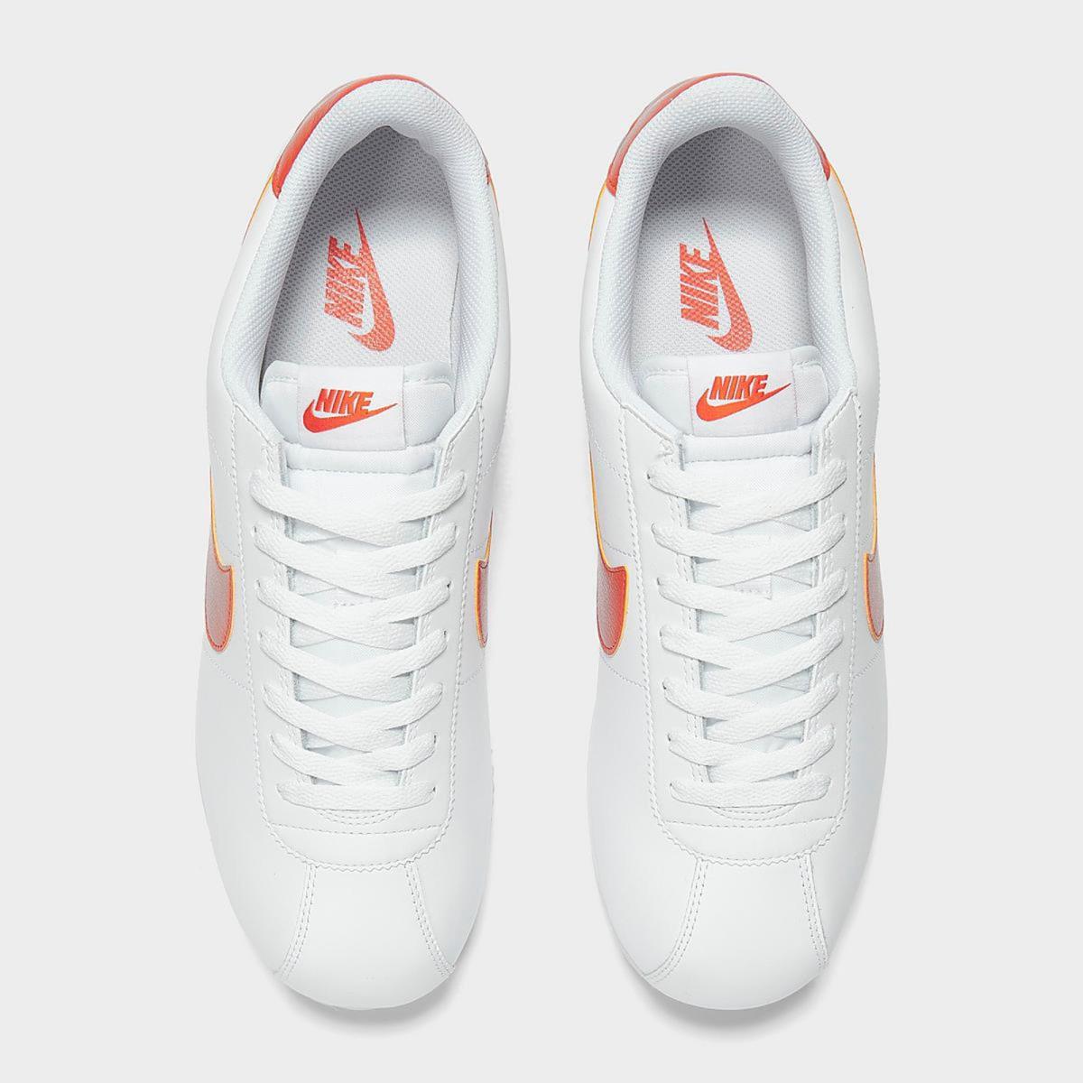 Nike shoes  - White/Campfire Orange/Jade Horizon 7