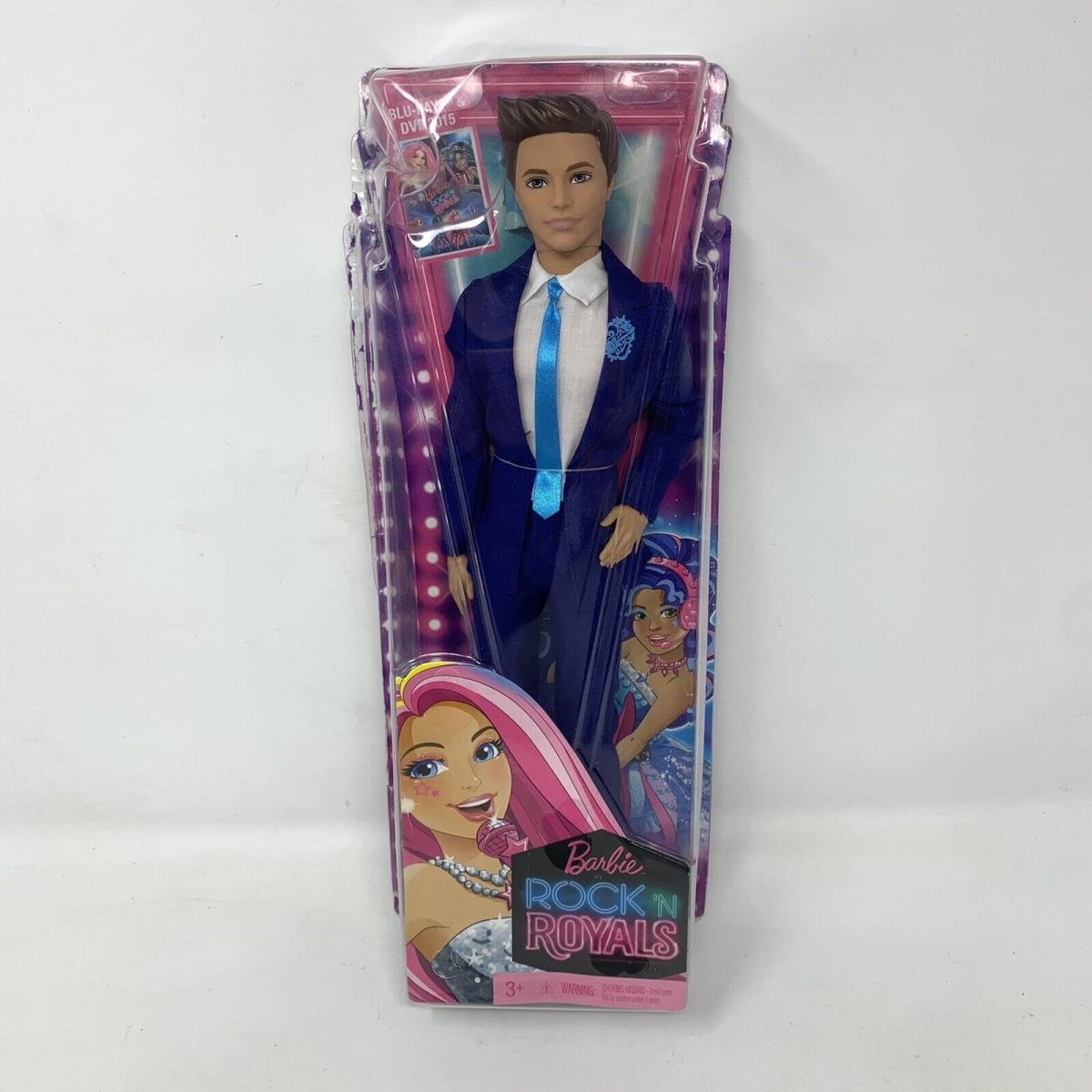 Barbie Rock `n` Royals Prince Ken Doll CKB59