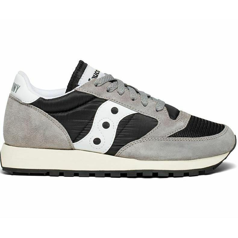 Saucony Jazz Original Vintage Jazz Vintage Women`s Shoe Grey/black/white Size 5.5 M