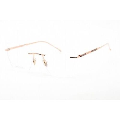 Jimmy Choo JC363 0DDB 00 Eyeglasses Gold Copper Frame 56 Mm