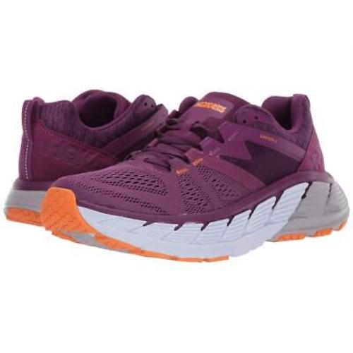 Women`s Hoka One One Gaviota 2 Running Shoes Size 5.5 Wide Purple 1099718