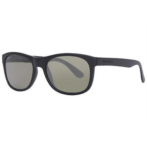 Serengeti Anteo 8667 Sunglasses Satin Black/polarized 555NM Blue 55mm