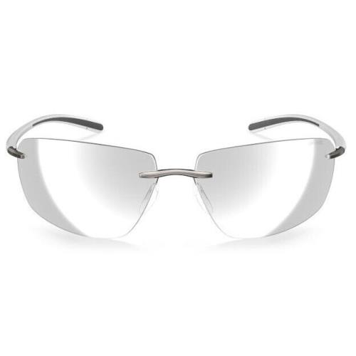 Silhouette Sunglasses Biscayne Bay 64/14/130 White Cool Grey Light 8727/75-7110