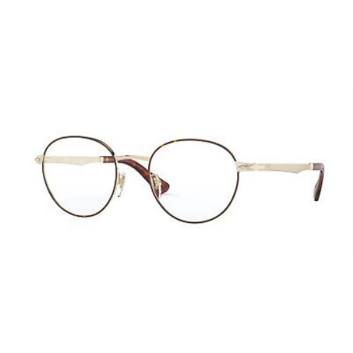 Persol PO2460V 1075 Phantos Gold Havana Demo Lens 48 mm Men`s Eyeglasses