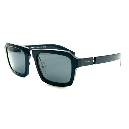 Prada Spr 09X 1AB-5S0 Black Sunglasses 53-21 145 - Frame: Black, Lens: Gray