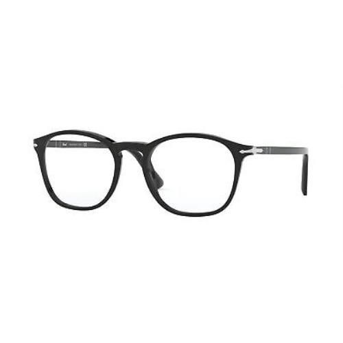 Persol PO3007VM 95 Square Black Demo Lens 50 mm Men`s Eyeglasses