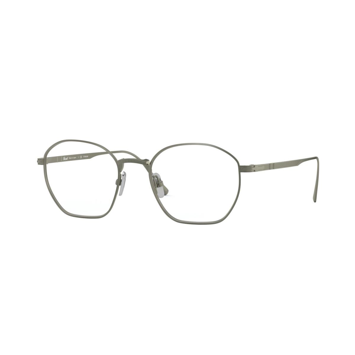 Persol PO5004VT 8001 Irregular Pewter Demo Lens 48 mm Unisex Eyeglasses