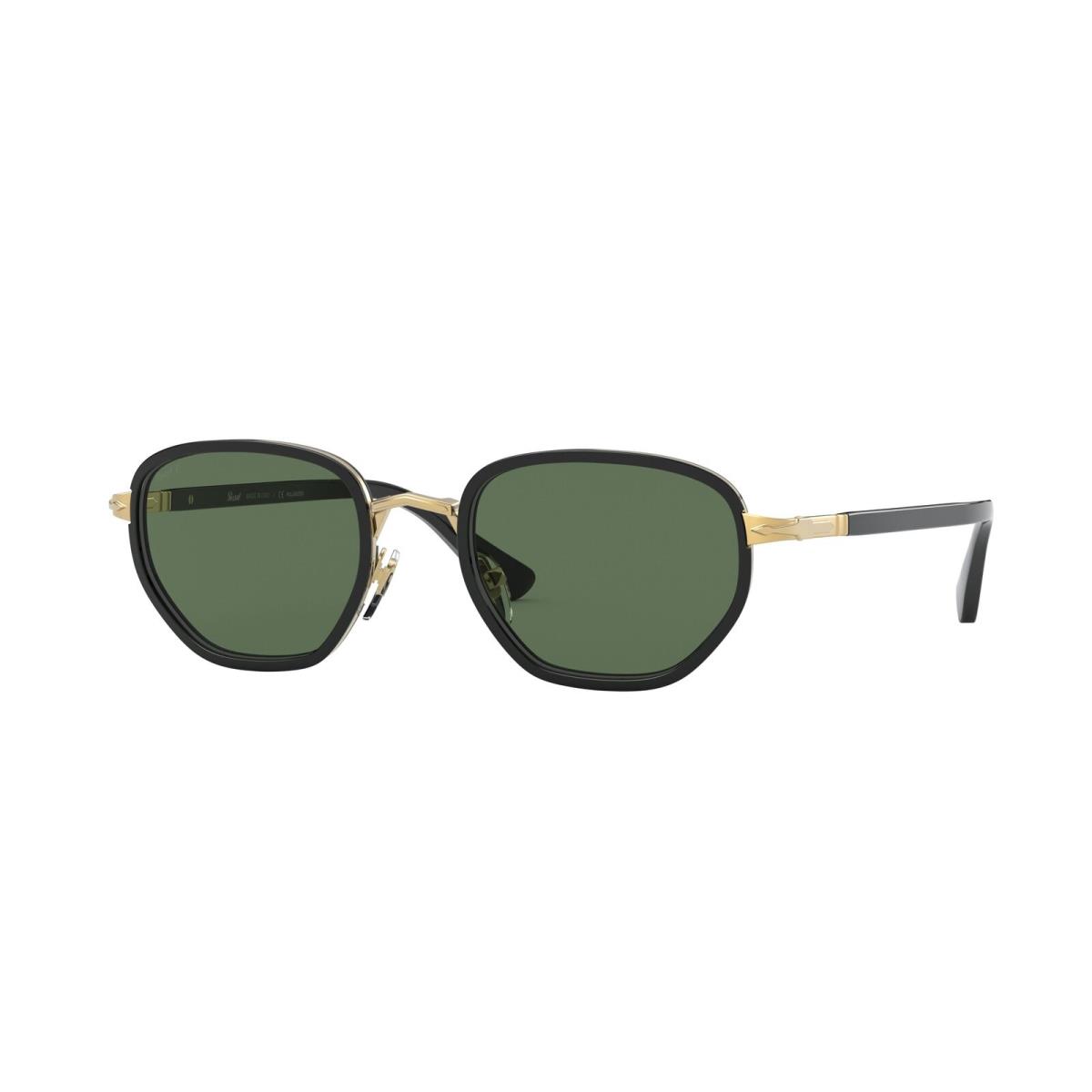 Persol PO2471S 109758 Phantos Gold Black Polarized Green 50 mm Men`s Sunglasses